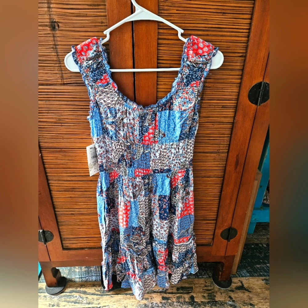 Wild Moss Patchwork Dress, XL - Picture 4 of 12